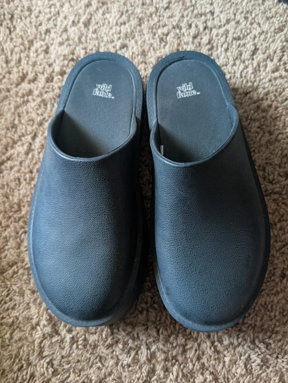 Wild Fable Platform Mule Clogs Womens Size 9